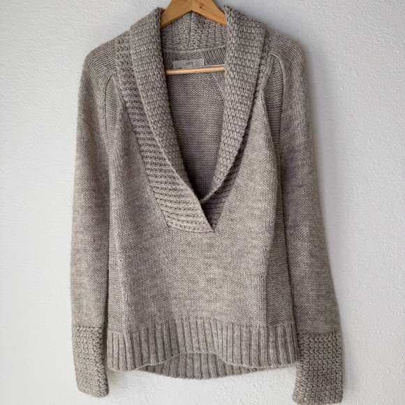 LOFT Sweaters - LOFT Ann Taylor Knit Cowl Neck Sweater Acrylic/ Alpaca/ Wool